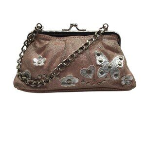 Rafe New York Pink Mini Floral Convertible Clutch